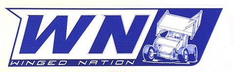 Winged Nation Sprint Car Logo Decal